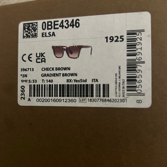 Burberry Elsa Sunglasses - Picture 5 of 6